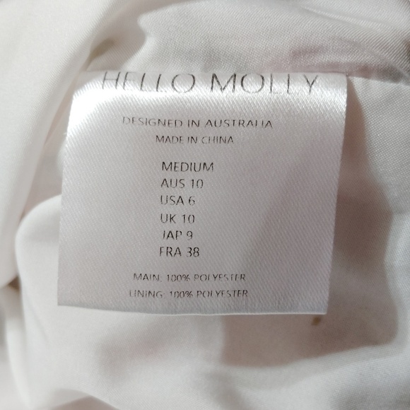 HELLO MOLLY Floral Mini Lovers Dress Size 6 - Picture 7 of 8